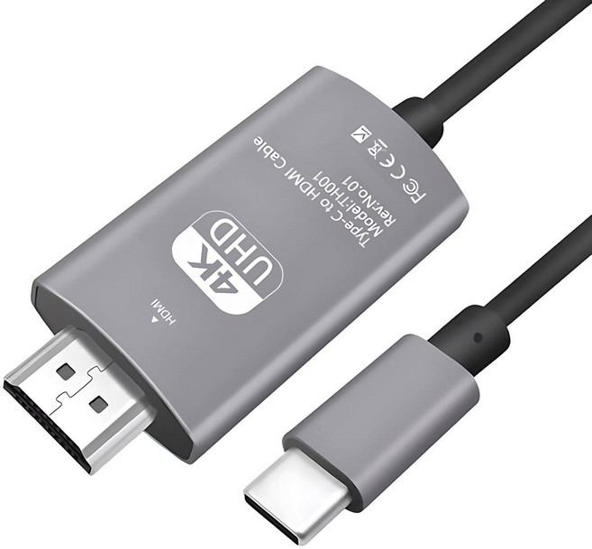 미러링케이블 C타입 TO HDMI 넷플릭스 TV 연결, 5M, 1개