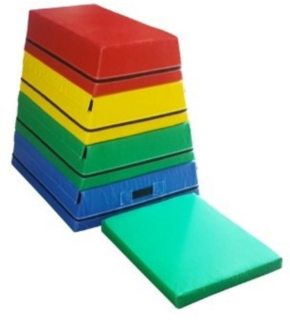 어린이뜀틀 스펀지뜀틀 초등용4단 스폰지뜀틀 WDM-2702