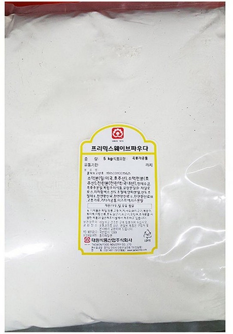 태원 [태원식품산업] 프리믹스 웨이브파우더 (태원 5K), 1개, 5kg