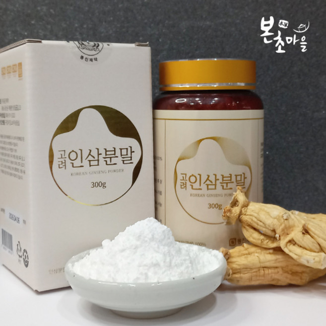 고려인삼 분말 /건강분말/국산인삼/건인삼/금산/한방재료/향신료, 300g, 1개, 1개