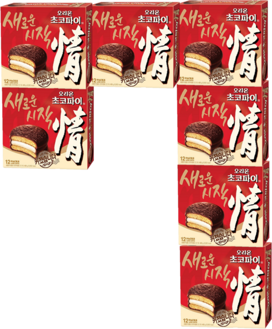 오리온 초코파이, 468g, 7개