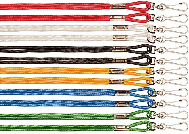 Champion Sports 튼튼한 나일론 랜야드 - 12개 벌크 팩 색상: 모듬, Assorted, 1개