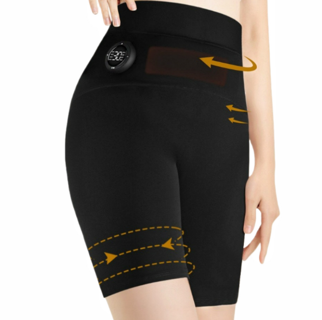 [KC인증] EMS 레깅스 EMS 마사지기 EMS 레깅스 EMS 충전식 히프 마사지 요가바지입니다 골반기저근 코어 근육 훈련 홈트 운동기구, 색깔, 블랙L