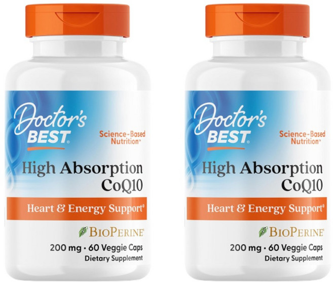 닥터스베스트 코엔자임Q10 코엔자임큐텐 유비퀴논 200mg 60캡슐, 60정, 2개