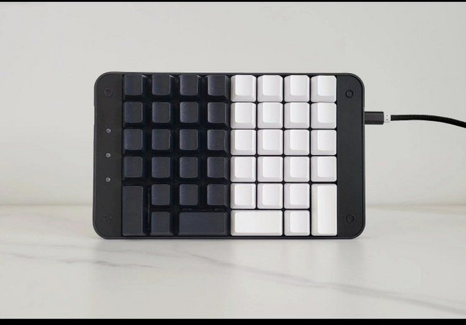 반쪽 키보드 단축키 자판기 매크로 포토샵 컴퓨터 사무용 코딩용 영상 프로그래밍, 없음, E. LY103K44N, 일반형