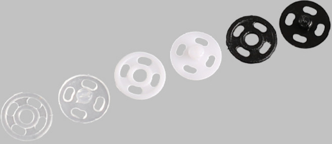 합단추(5set) [3625] / 실리콘 똑딱 옷수선 부자재 스냅 배넷저고리 단추 기본, 화이트