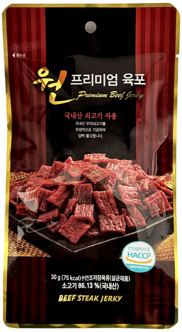 원프리미엄육포30g/항진, 30g, 15개