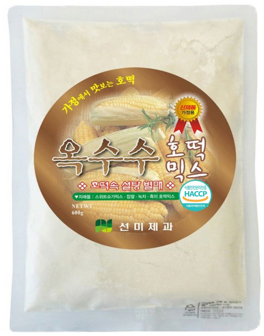 [선미c&c] 옥수수호떡믹스 600g, 1개