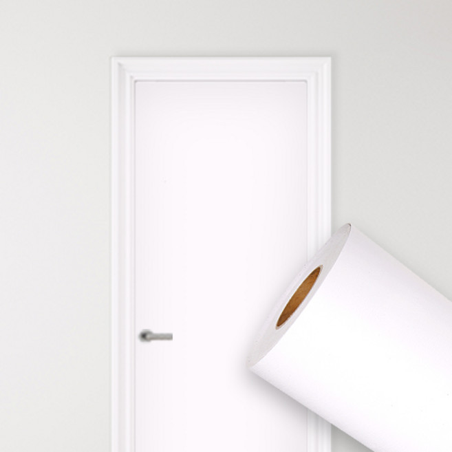 퀸하우징 방문 현관문 단색 인테리어필름 문 시트지, 25. 밀크 화이트 DSQ300