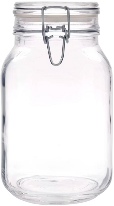 쨈병 원두보관병 잼병 과일청 밀폐 유리병 피도병 보르미올리 fido 이태리, 1개, 2000ml