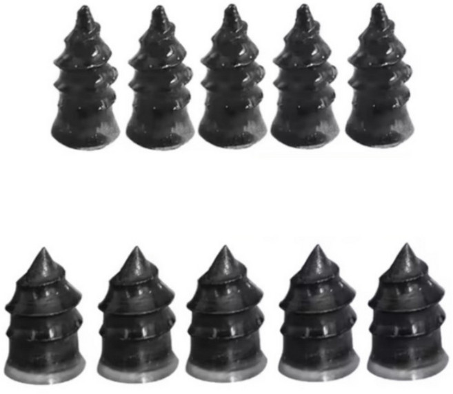 자동차 타이어 펑크 나사형 지렁이 수리 비상 키트, 10개