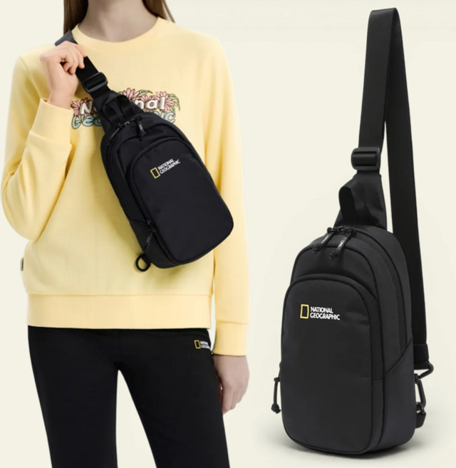 [26년신상] 내셔널지오그래픽 가방 베이직날 슬링백 내셔널 바디색