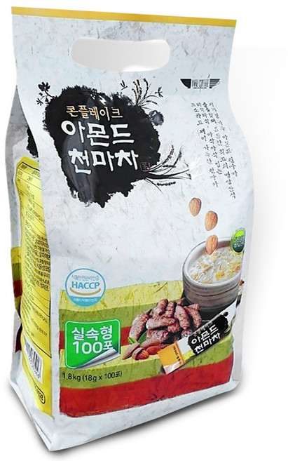 이레에프에스 콘플레이크 아몬드천마차, 18g, 100개입