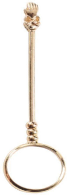 담배집게 손잡이 골드 손가락 링