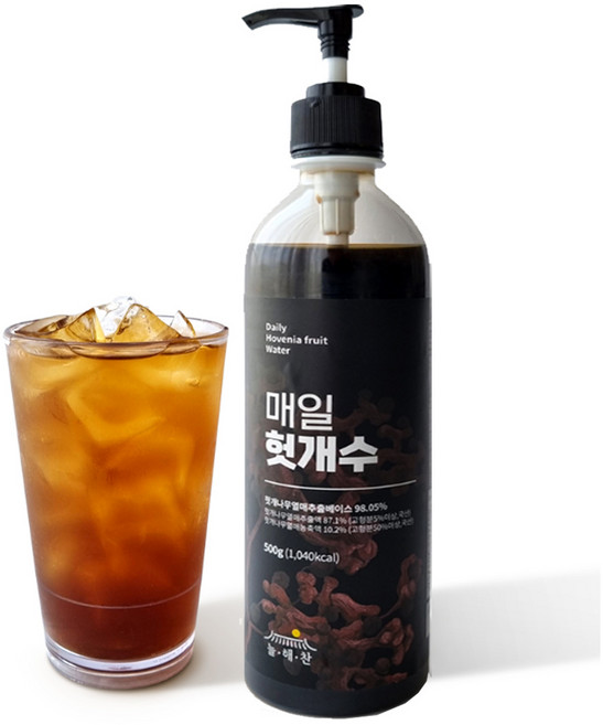 늘해찬 매일 국내산 헛개수 진한 헛개차 헛개수원액 엑기스 농축액 진한 원액, 1개, 500g