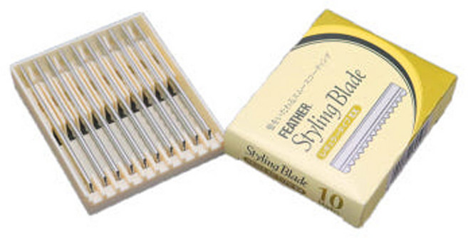 FEATHER 스타일링 일자 레자날 10p, 1개