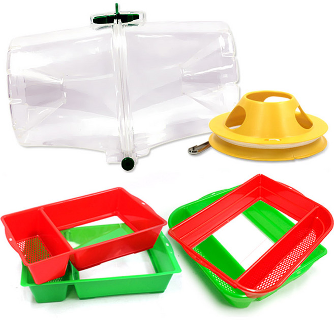 다슬기 수경 고디 채집통 유리창(소) 체험현장 국산, 1개