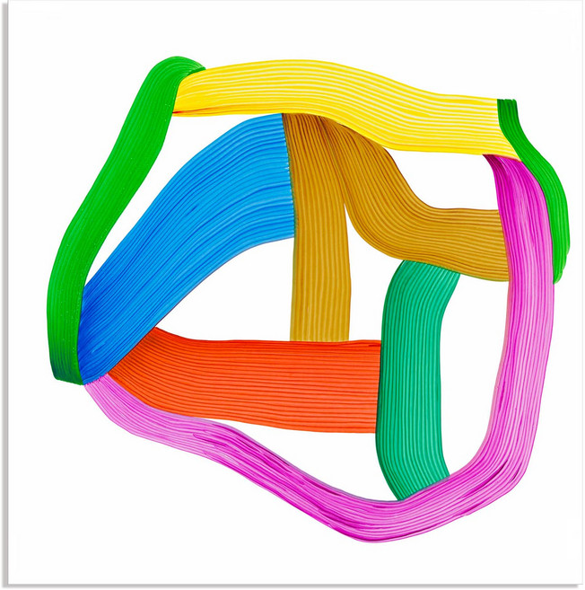 세잔느화실 로낭 부홀렉 ronan bouroullec Multicolor2, 블랙액자