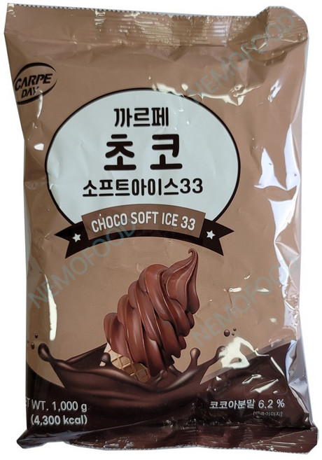대호 까르페 초코 소프트아이스크림 1kg 1개 파우더