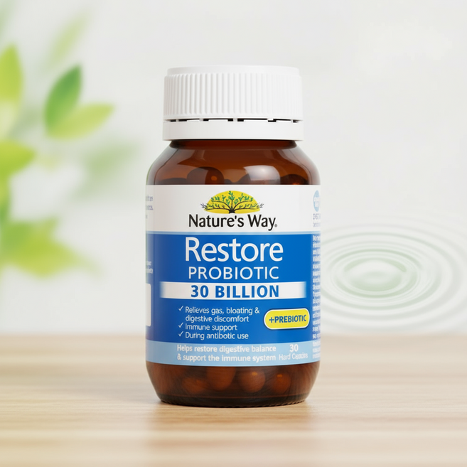 호주 명품 네이쳐스웨이 300억 유산균 리스토어 프로바이오틱 30캡슐, 1개, 30정