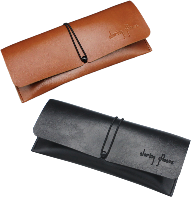 토브몰 가죽 파우치 안경 선글라스 만년필 필통 케이스 2종1세트