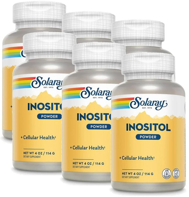 솔라레이 퓨어 이노시톨 파우더 SOLARAY Inositol, 114g, 6개 - 쿠팡