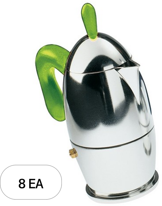 구찌니 아트앤카페 자자 모카 커피포트 6cup, 8개, 그린