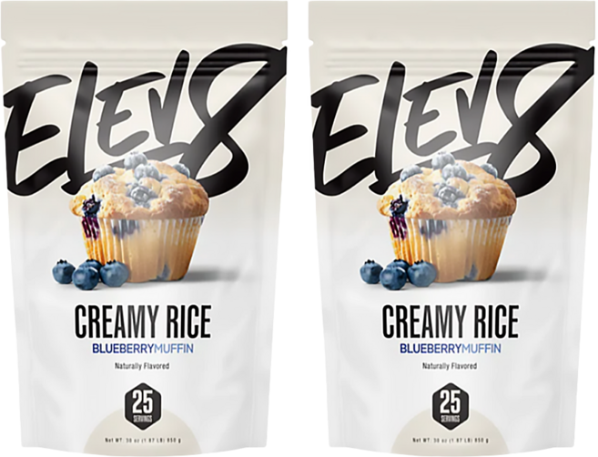 크림오브라이스 블루베리 머핀 맛 CREAMY RICE Blueberry Muffin 맛 탄수화물 보충제 부드러운 간편 파우더 쉐이크, 2개, 865g