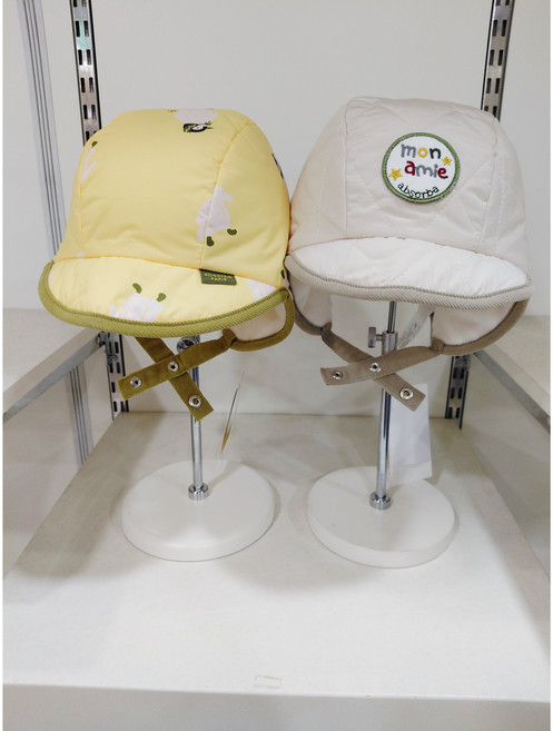 압소바 한국 제조 한겨울 걱정 끝 트윅 패딩 방한 모자 AY7-31510