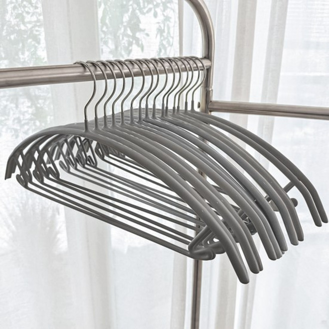 아임홈리빙 지니 논슬립 니트핏 어깨뿔방지 옷걸이, 10개, 화이트