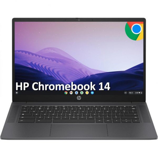 HP 크롬북 플러스 노트북 15.6인치 인텔 코어 i3-N305 8GB LPDDR5 RAM 128GB UFS UHD 그래픽 크롬OS Wi-Fi 블루투스 USB-C 1080p 웹, 14"|4GB|64GB