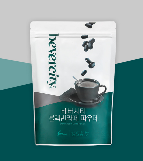 세미 베버시티 블랙빈라떼 파우더 500g, 1개, 2개입