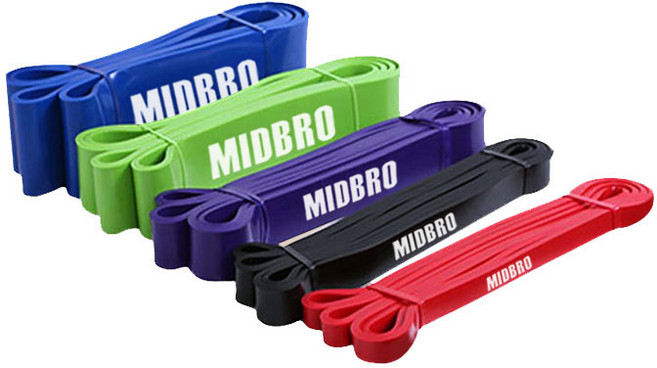 풀업밴드 턱걸이 철봉 튜빙 운동용 고무 탄력 홈트 라텍스 스쿼트, 3단계 퍼플, 1개