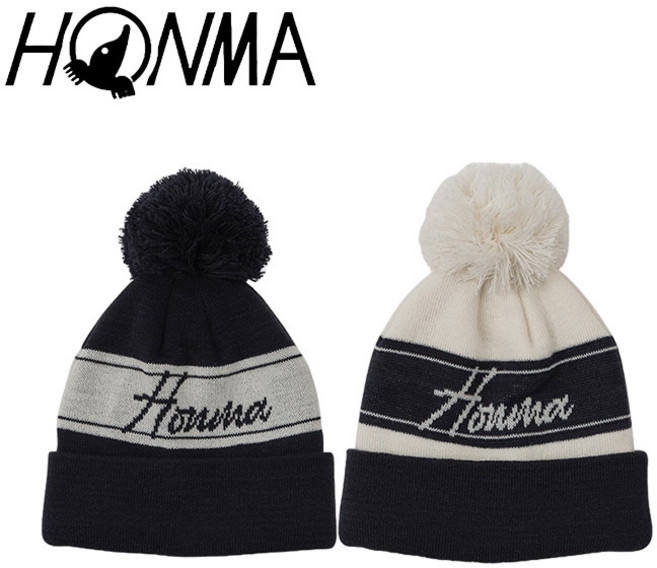 혼마 one_혼마골프 공용 봉봉 니트 비니 151735606, 1개, WH(화이트) F