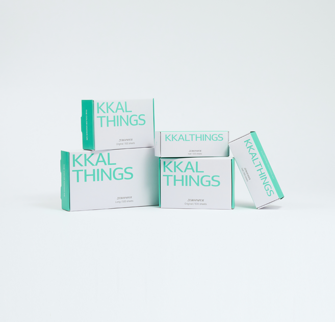 제로페이퍼 탈색 3종 SET (롱1 오리지널2 하프2) 미용실 파마지 파지 탈색 종이, 1