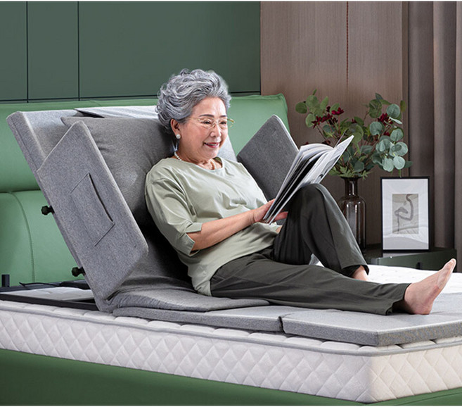 루파 허리가편한 전동침대 3세대 가정용 환자용 병원침대 모션베드, 01.그레이 숏 기본형