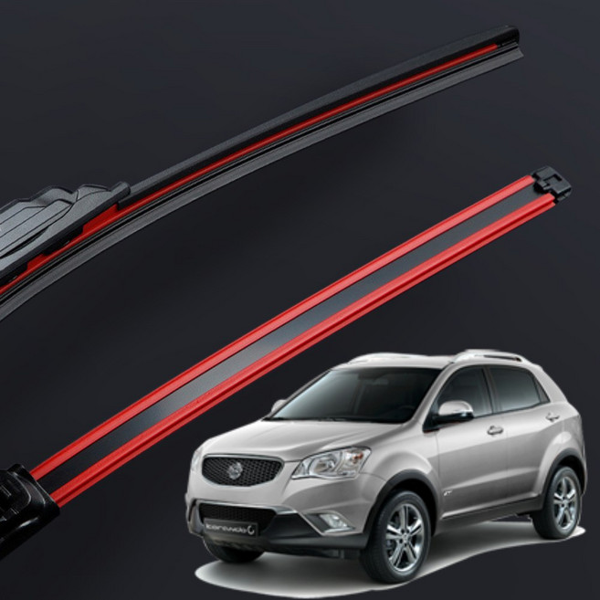 1+1 쌍용 뷰티풀 코란도 C 스포츠 이모션 투리스모 전차종 자동차 와이퍼 블레이드 윈도우브러쉬, 코란도C-프리미엄600+400mm/A