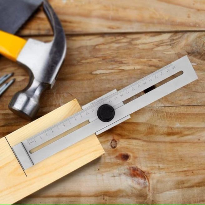 목공용 탄소강 슬라이딩 라인 자 고정밀 직선 마킹 게이지 측정 도구 스크라이빙, 01 0-250mm