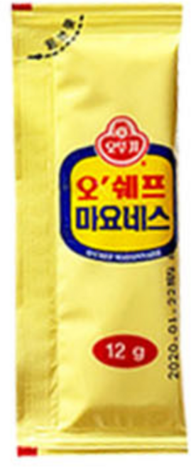 오뚜기 오쉐프 일회용 마요네즈 12g, 25개