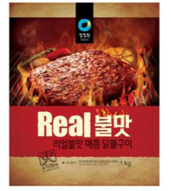 청정원 리얼불맛 매콤 닭불구이, 1개, 1kg