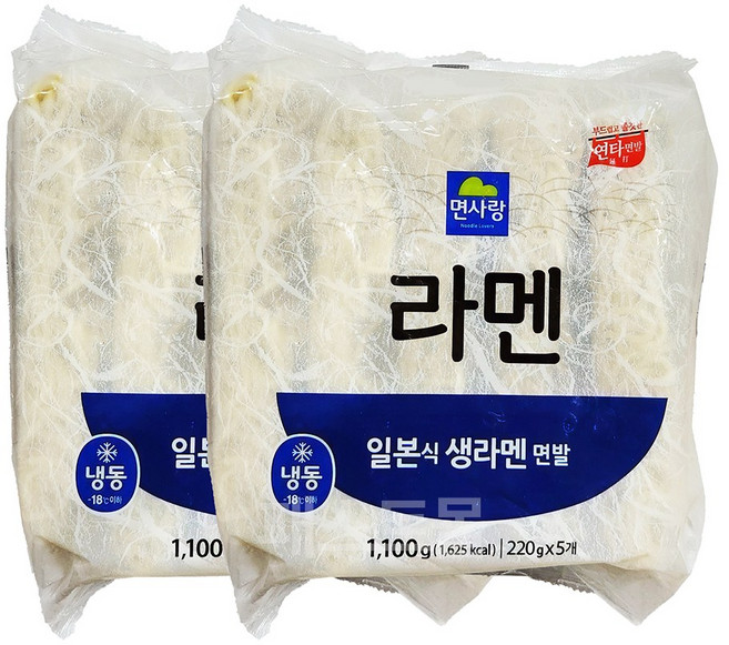 면사랑 라멘 일본식 생라멘, 1.1kg, 2개