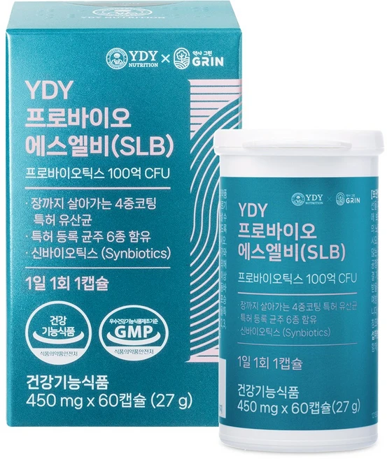 YDY 프로바이오 에스엘비(SLB) 60캡슐(2개월분), 1박스, 60정 - 쿠팡