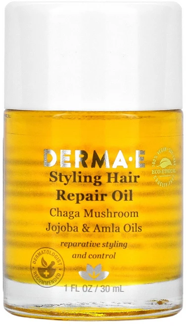Derma E 두피 케어 스타일링 헤어 리페어 오일 30ml(1fl oz), 1개 - 쿠팡