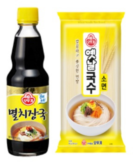 오뚜기 소면900g 1개 + 멸치장국 1개 빠른배송, 1세트, 900g