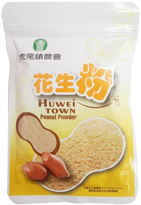 雲林縣虎尾鎮農會花生粉 台灣製國產履歷花生 無添加物雲林特產, 1個, 150g
