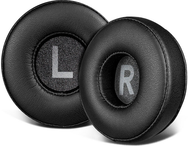 SOULWIT 교체용 이어패드-호환 모델 소니 WH-CH500/CH510/CH520/MDR-ZX100/ZX110/ZX220/XB200/ZX300/V100/V150/V200 1쌍, Protein Leather, Black, 1개