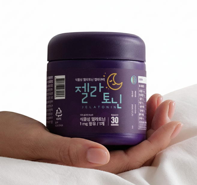 [젤라토닌] 식물성 멜라토닌 1mg 젤리 코스맥스제조, 1박스, 30회분