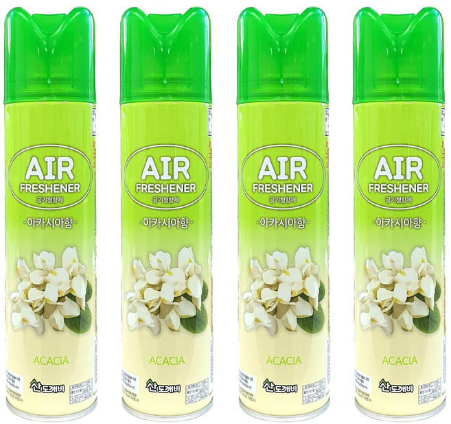 산도깨비 공기청향제 A/F 아카시아, 300ml, 4개, 아카시아향