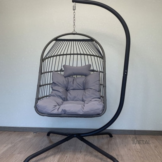 메탈숭 1인용 행잉의자 그네체어 흔들의자 빙수집의자, 1개