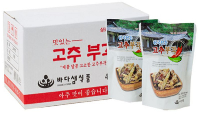 매콤바삭 고추부각, 40g, 15개